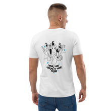 Load image into Gallery viewer, "Your vibe attracts your tribe" organic cotton t-shirt