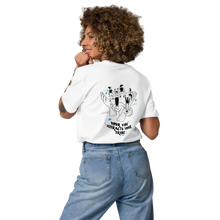 Load image into Gallery viewer, "Your vibe attracts your tribe" organic cotton t-shirt