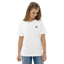 Load image into Gallery viewer, PGC embroidery organic cotton t-shirt (white)
