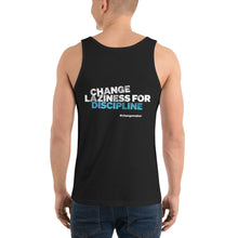 Load image into Gallery viewer, Men's Tank Top "Change laziness for discipline"