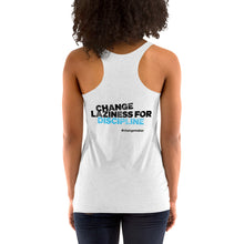 Load image into Gallery viewer, Women's Racerback Tank "Change laziness for discipline"