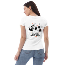 Load image into Gallery viewer, &quot;The world needs more Change Makers&quot; Women&#39;s fitted t-shirt
